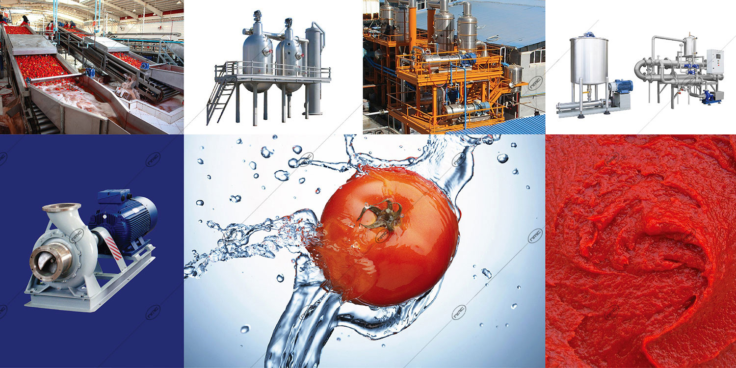 The main machinery of Tomato Paste Production and Packing line in NMC