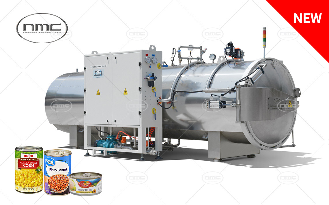 Fully automatic horizontal autoclave