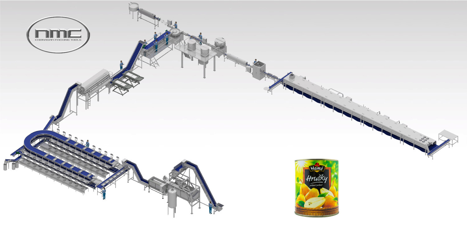 Canned Fruit Production and Packing Line