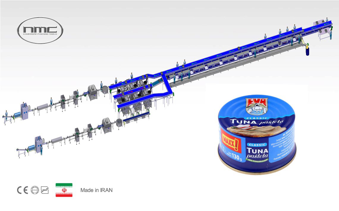 Canned Fish Production and Packing Line