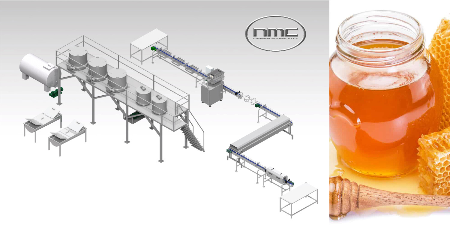 Makine bal ve marmelat üretim hattı makineleri in NMC