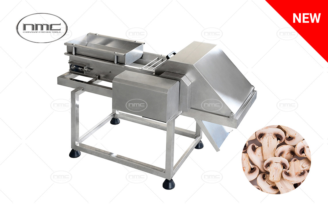 Çiğ veya orta pişirilmiş mantar dilimleyen makinesi